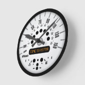 MEDIUM SIZE MINI WALL CLOCK! RUNDE WANDUHR (Winkel)