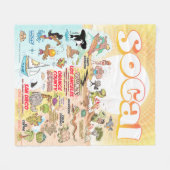 Medium SoCal Fleece Blanket (Vorderseite (Horizontal))