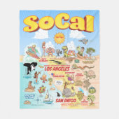 Medium SoCal Fleece Blanket (Vorderseite)