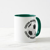 Medium Text JÄGERGRÜN Kombination 11oz Individuell Tasse (VorderseiteRechts)