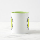 Medium Text LIME Combo 11oz Custom Pickleball wird Tasse (Zentrum)