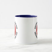 Medium Text MARINEBLAU Combo 11oz Custom Cricket Tasse (Zentrum)