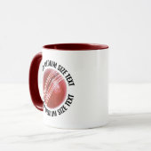 Medium Text MAROON Combo 11oz Kundenspezifisches C Tasse (Vorderseite Links)