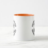Medium Text ORANGE Combo 11oz Benutzerdefinierter Tasse (Zentrum)