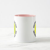 Medium Text PINK Combo 11oz Custom Pickleball Tasse (Zentrum)