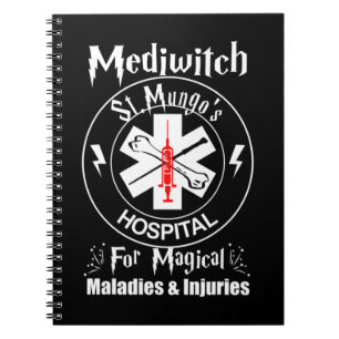 Mediwitch Magical Staff St Mungo's Hospital Notizblock