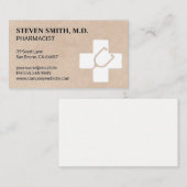 Medizin | Apothekerin | Krankenhaus Visitenkarte (Vorne/Hinten)