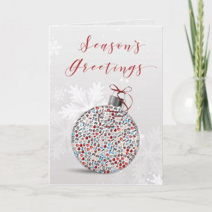 Medizin Ärztliche Krankenpflegekarte Feiertagskarte