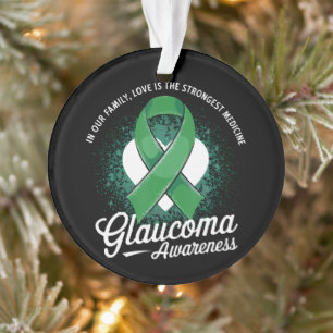 Medizin Bewusstsein für Glaukom Ornament