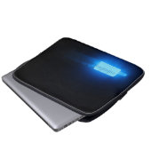 Medizin, blaue Lumineszenz Laptopschutzhülle (Vorne Knopf)