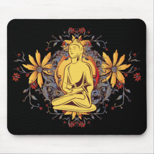 Medizin Buddha in der Meditation Mousepad