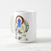 Medizin-Buddha-Tee-Kaffee-Tasse Kaffeetasse (Vorderseite Links)