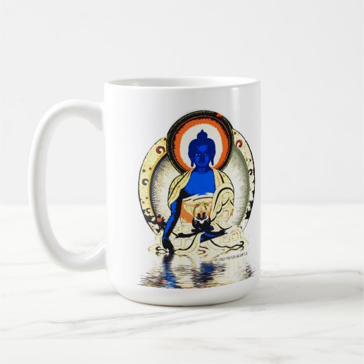 Medizin-Buddha-Tee-Kaffee-Tasse Kaffeetasse (Links)
