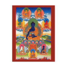 Medizin-Buddha Tibetisch-Buddhistischer Altar-Kart