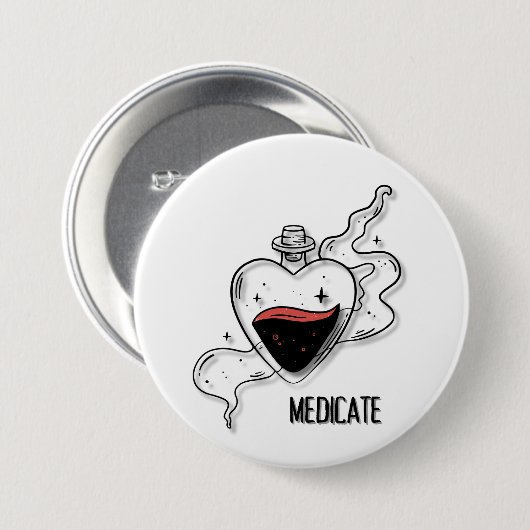 Medizin Button (Vorne & Hinten)