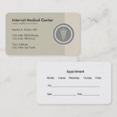 Medizin-Doktor Visitenkarte (Vorne/Hinten)