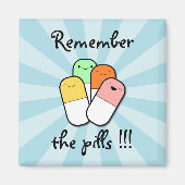 Medizin Erinnerung Magnet (Vorne)