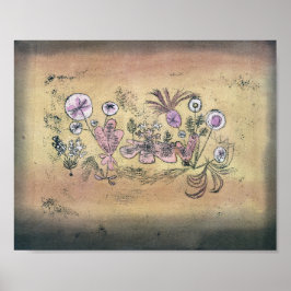 Medizin Flora : Paul Klee 1924 Poster