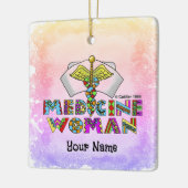 Medizin Frau Keramikornament (Links)