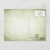 Medizin Frau Postkarte (Rückseite)