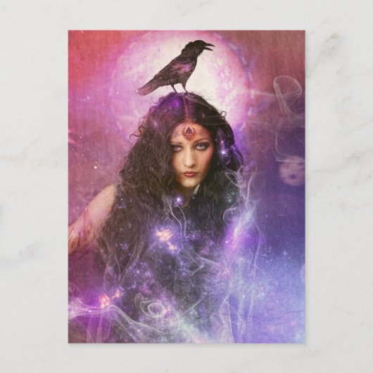 Medizin Frau Postkarte (Vorderseite)