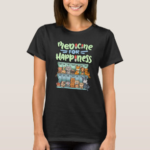 Medizin für Glückspille Box Tiere Hunderassen T-Shirt