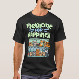 Medizin für Glückspillendose Tiere Hunde Rassen T-Shirt