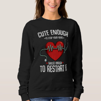 Medizin für Krankenpflege im Beruf medizinische Re Sweatshirt