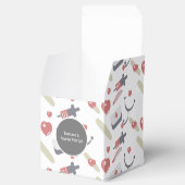 Medizin Graduation Party Nurse Practioner Muster Geschenkschachtel (Geöffnet)