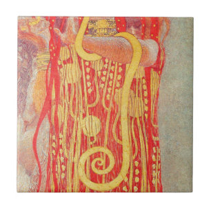 Medizin Gustav Klimt Fliese