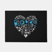 Medizin - Herz aus der Medizintechnik Fußmatte (Vorderseite)