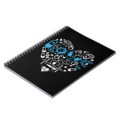 Medizin - Herz aus der Medizintechnik Notizblock (Linke Seite)