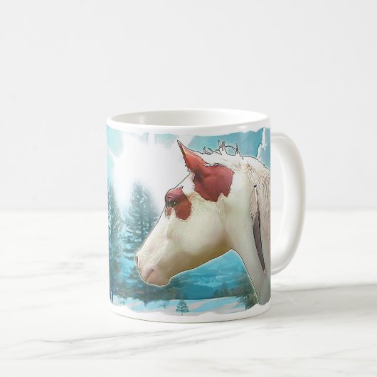 Medizin-Hut-Pferd Kaffeetasse (VorderseiteRechts)