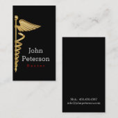 Medizin-Karte Arzt-Arzt-Praxis Visitenkarte (Vorne/Hinten)