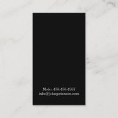 Medizin-Karte Arzt-Arzt-Praxis Visitenkarte (Rückseite)