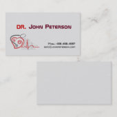 Medizin-Karte Arzt-Arzt-Praxis Visitenkarte (Vorne/Hinten)
