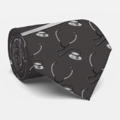 Medizin, Krankenpflege, Doktor-bezogene Stethoskop Krawatte (Gerollt)