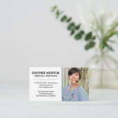 Medizin | Kundenservice Visitenkarte (Stehend Vorderseite)