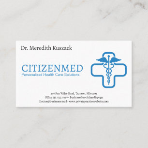 Medizin   Logo der Klinik Visitenkarte