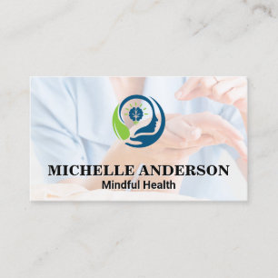 Medizin Logo Logo für psychische Gesundheit Visitenkarte