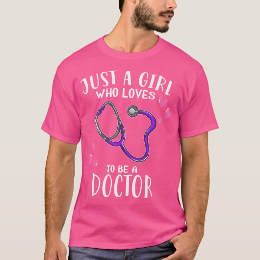 Medizin Lover nur ein Mädchen, das Lieben zu sein T-Shirt (Vorderseite)