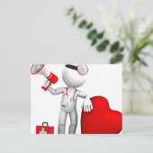 Medizin Postkarte (Stehend Vorderseite)