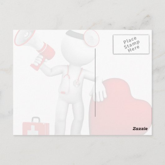 Medizin Postkarte (Rückseite)