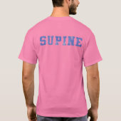 Medizin:prone/supine T-Shirt (Rückseite)