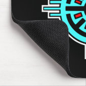 Medizin Rad-Schwarz Mousepad (Ecke)