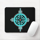 Medizin Rad-Schwarz Mousepad (Mit Mouse)