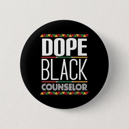 Medizin Schwarzer Counselor Schwarze Geschichte Mo Button (Vorderseite)