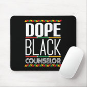 Medizin Schwarzer Counselor Schwarze Geschichte Mo Mousepad (Mit Mouse)