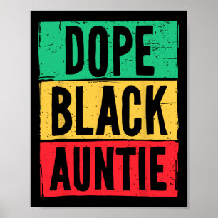 Medizin Schwarztanze Tante Juneteenth Geschichte M Poster