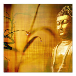 Medizin und Bambus Fotodruck